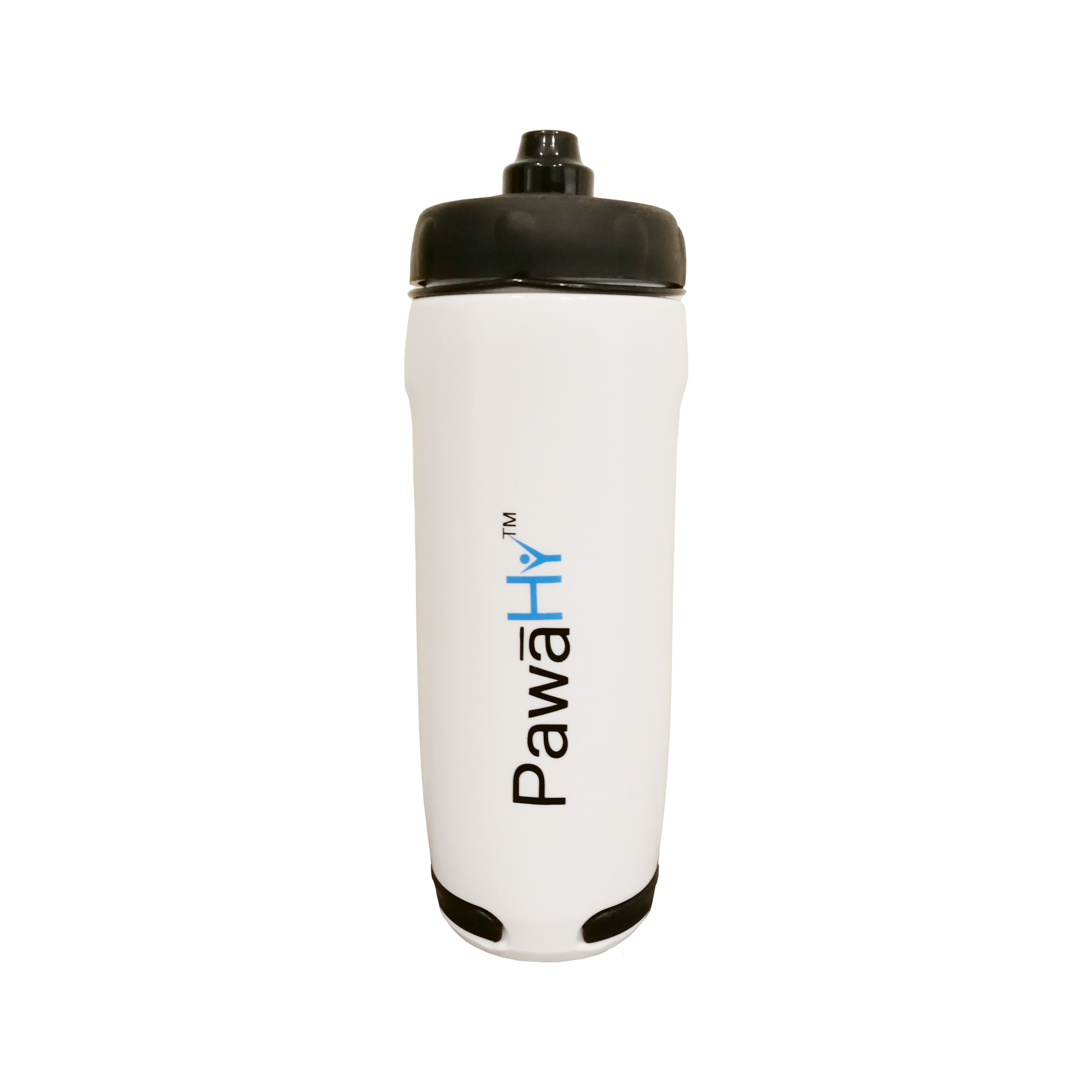PawaHy Handheld Bottle For Cyclists, Runners, Marathoners & Other Outdoor Sports (White Color, 400ml)