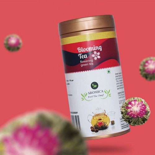 Aromica Blooming Green Tea - 4pcs