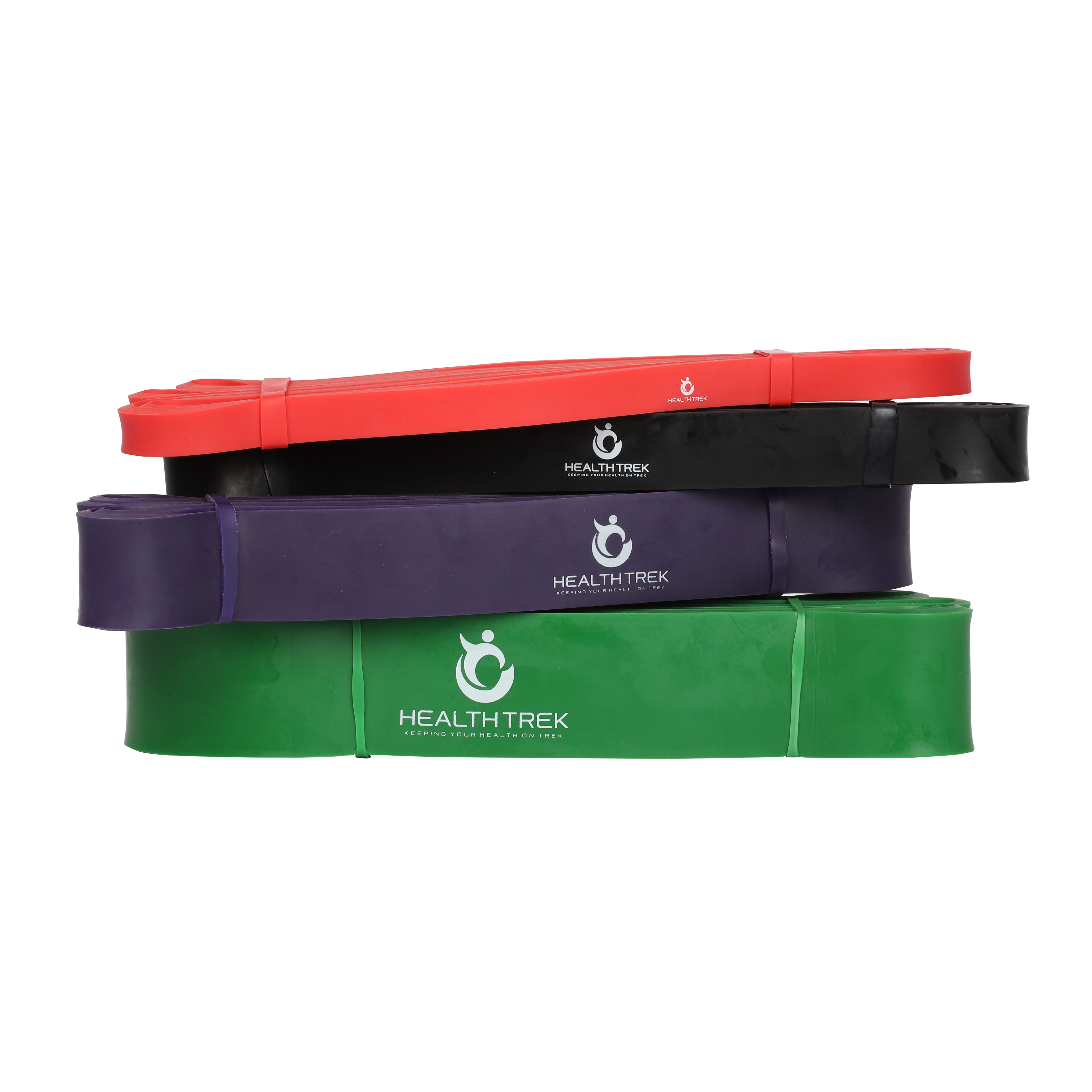 Healthtrek Power Bands And Pull Up Bands (Pack Of 4)
