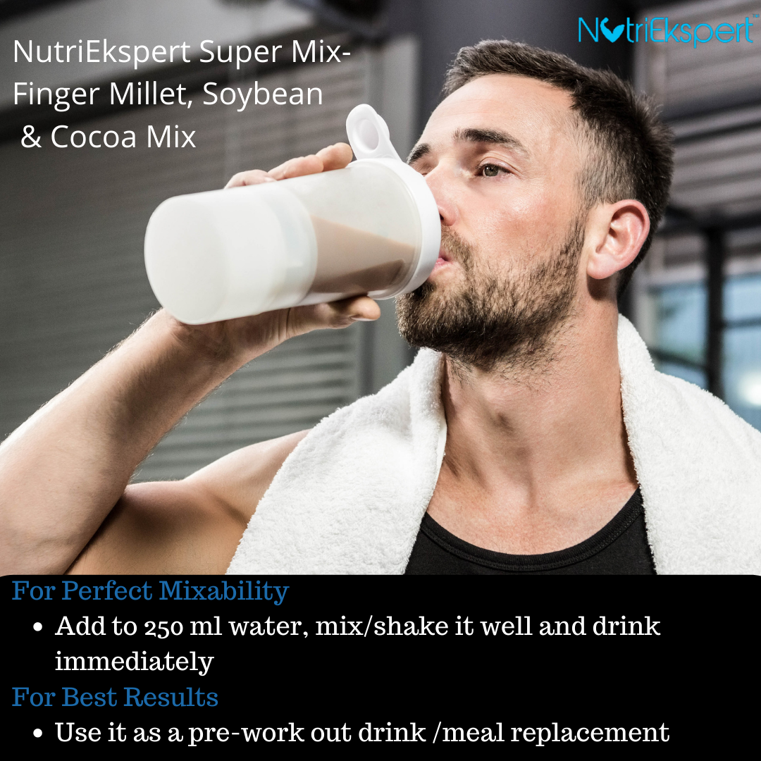 NutriEkspert- Finger Millet, Soybean & Coca Mix Super Drink