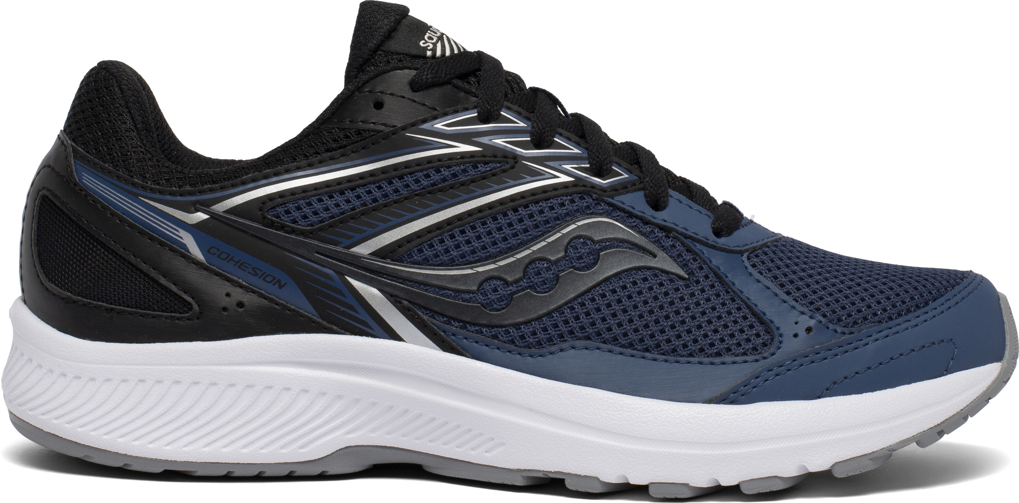 Saucony Men's COHESION 14 Running Shoe - BLUE/BLACK