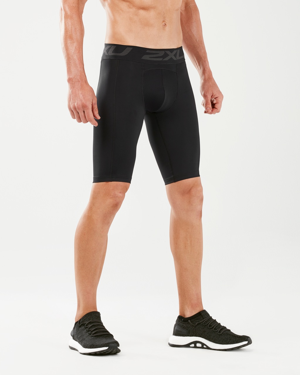 2XU Men's Accelerate Compression Shorts G2 - Black/Silver