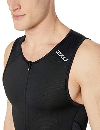 2XU Men's Perform Tri Singlet - Black/Black