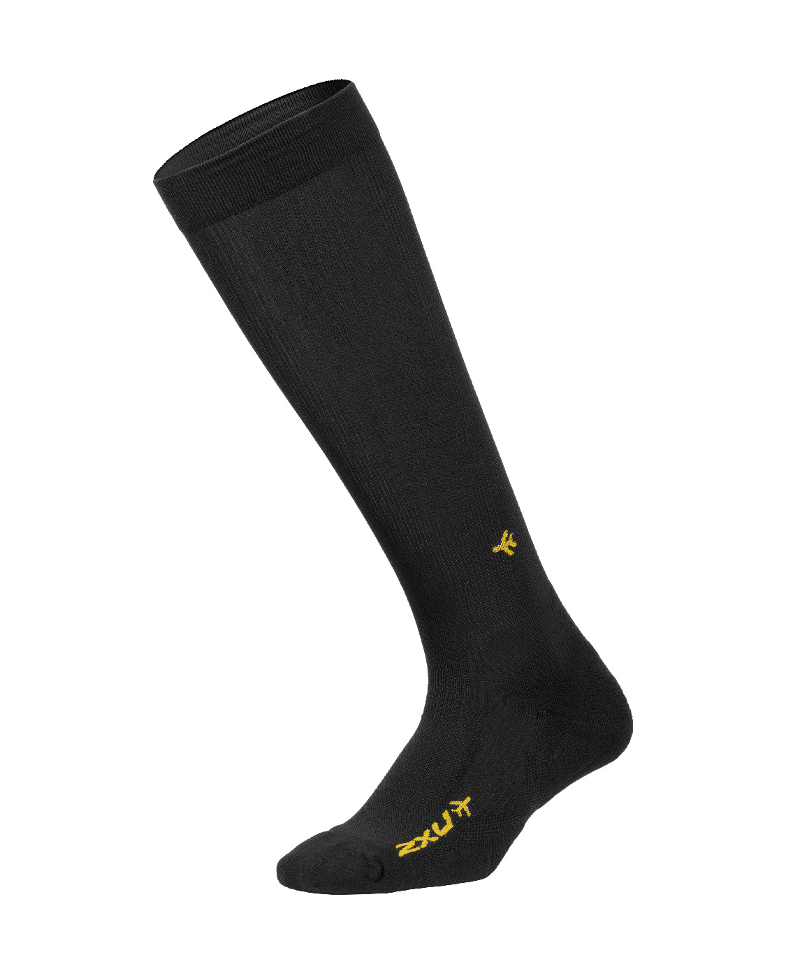2XU Unisex Flight Comp Socks - Black/Black
