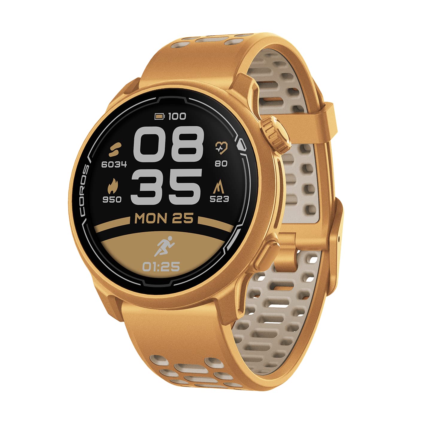 COROS PACE 2 (GOLD) Smartwatch With GPS, Altimeter Baromer And Compass