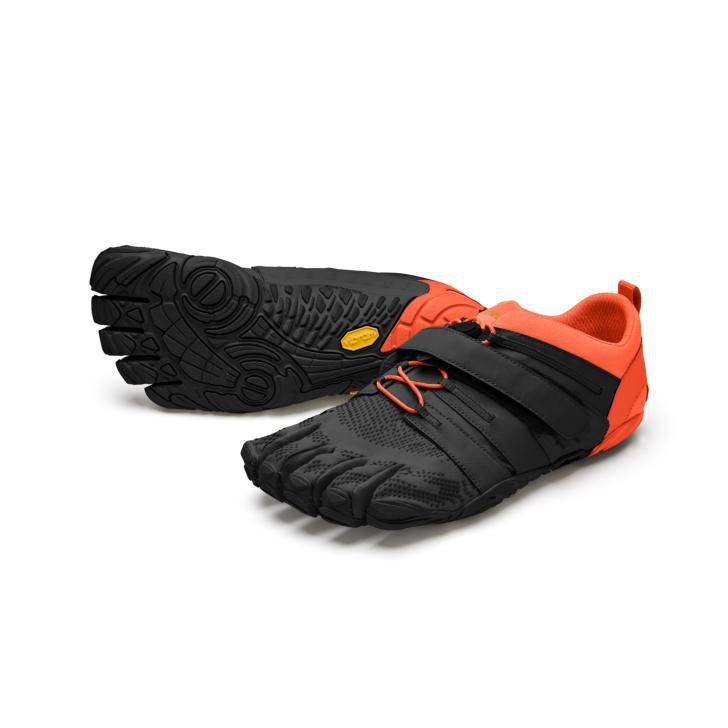 Vibram Five Fingers V-Train 2.0 Men's Fitness Shoe-Black/Orange