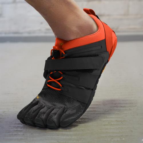 Vibram Five Fingers V-Train 2.0 Men's Fitness Shoe-Black/Orange