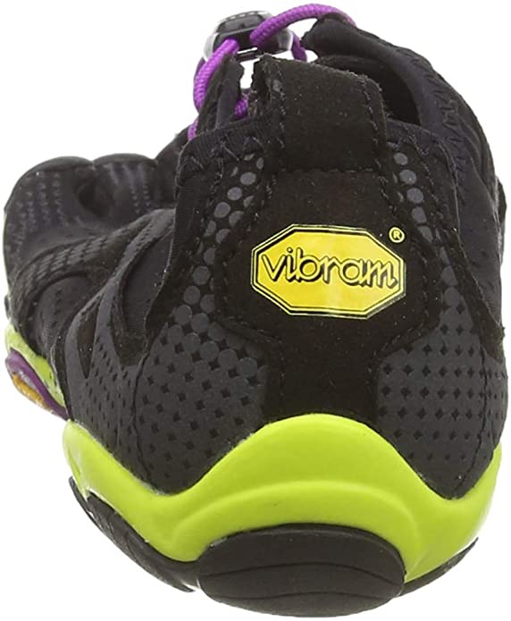 Vibram V Run Women Running Shoe Blackyellowpurple 4448