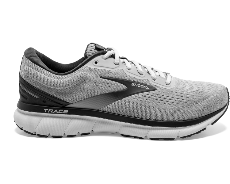 Brooks Trace Mens Running Shoes-Alloy/Grey/Ebony