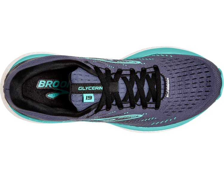 Brooks 19 Womens Running Shoes-Nightshadow/Black/Blue