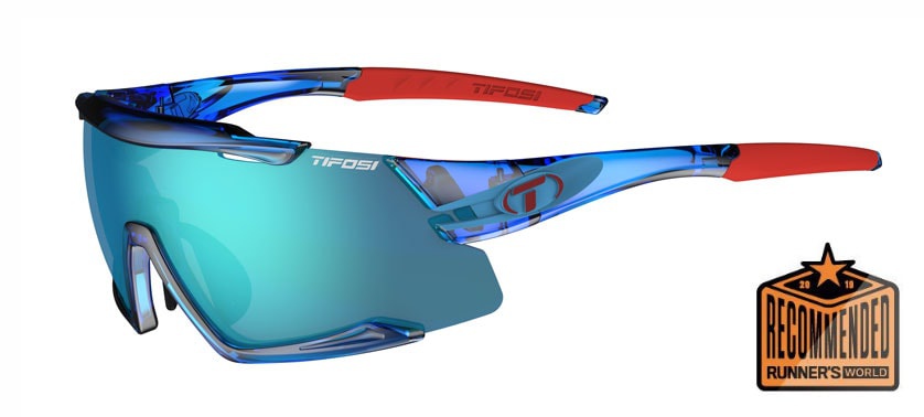 Tifosi Aethon Crystal Blue - Clarion Blue/AC Red/Clear