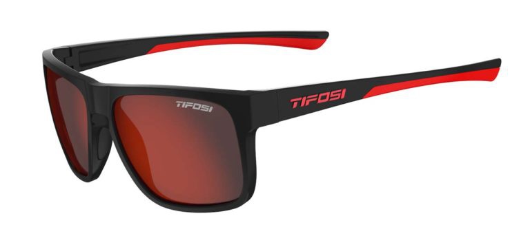 Tifosi Swick Satin Black/Crimson - Smoke Red