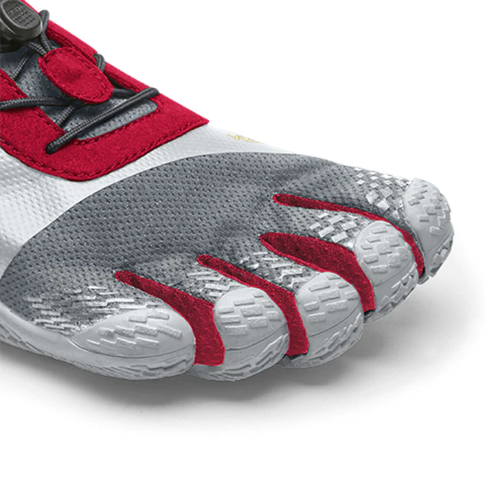 Vibram KSO-EVO Men's Barefoot Trail Running / Outdoor Training Footwear (Grey-Red)