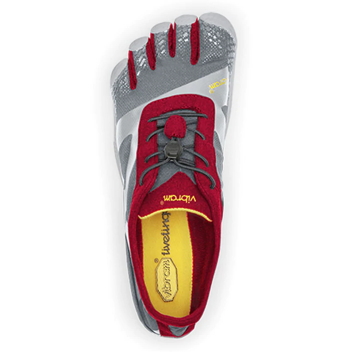 Vibram KSO-EVO Men's Barefoot Trail Running / Outdoor Training Footwear (Grey-Red)