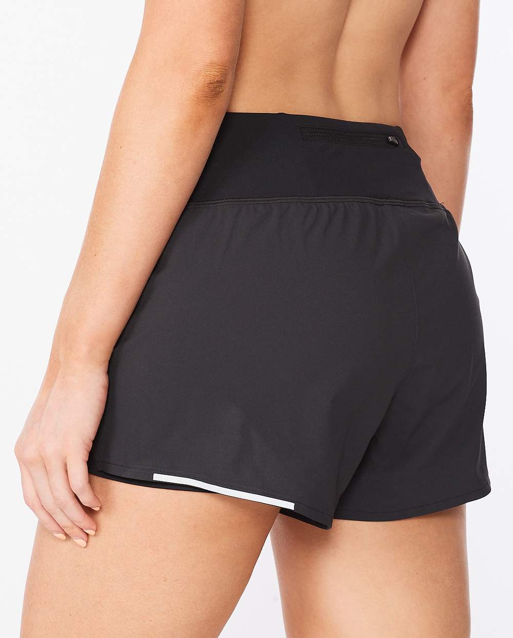 2XU Woman's Aero 2-in-1 3Inch Shorts Black/Silver