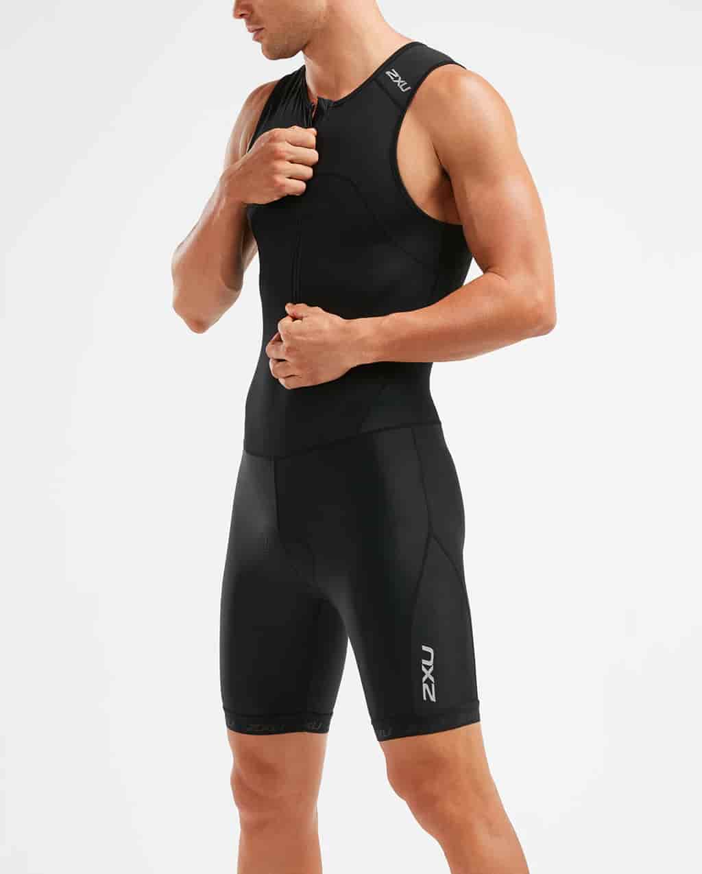 2xu Men's Active Trisuit Black/Black