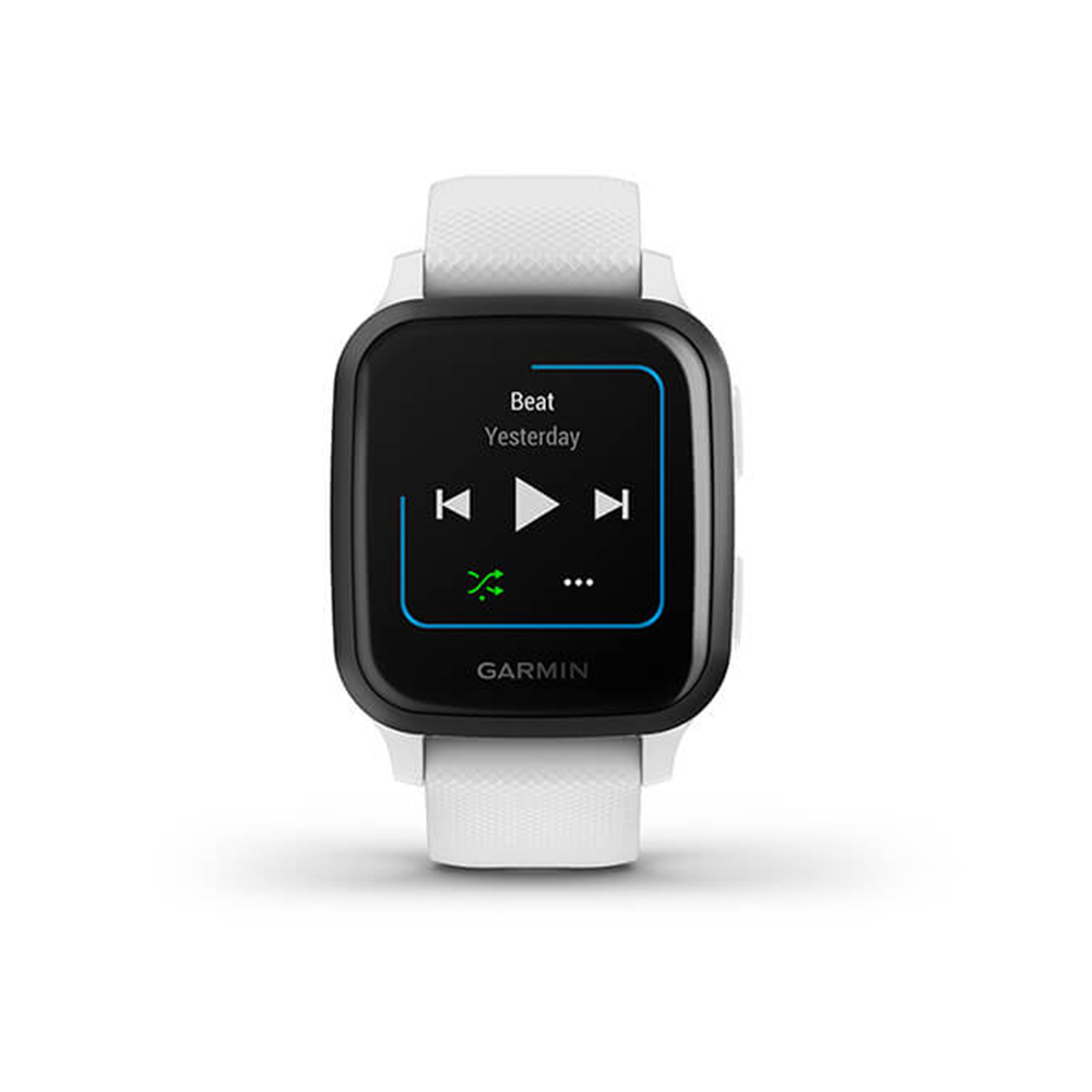 Garmin Smart Watch Venu Sq Music White Slate