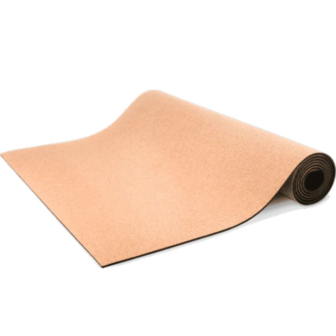 Cork Yoga Mats-Printed Text-'Yoga Because Some Questions Cant Be Answered By Google' - Latex-Brown