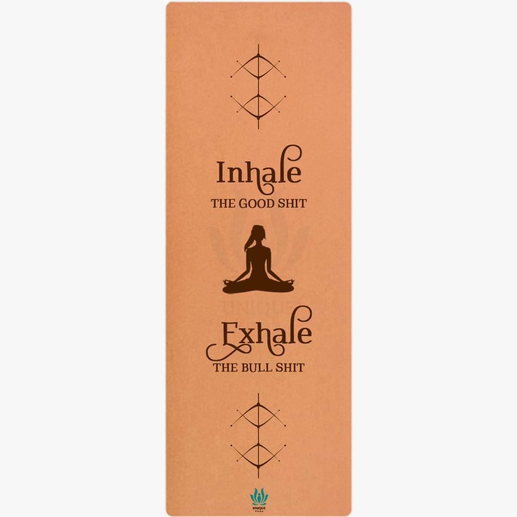 Yoga Mats-Printed Design- Eva Base Grip 5MM-Brown