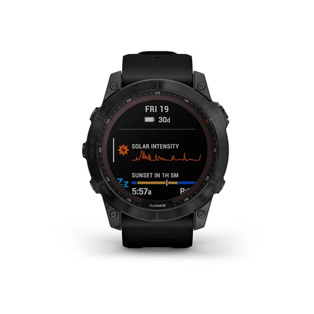 Garmin Smart Watch Fenix 7X Solar (Sapphire, Black Ti W