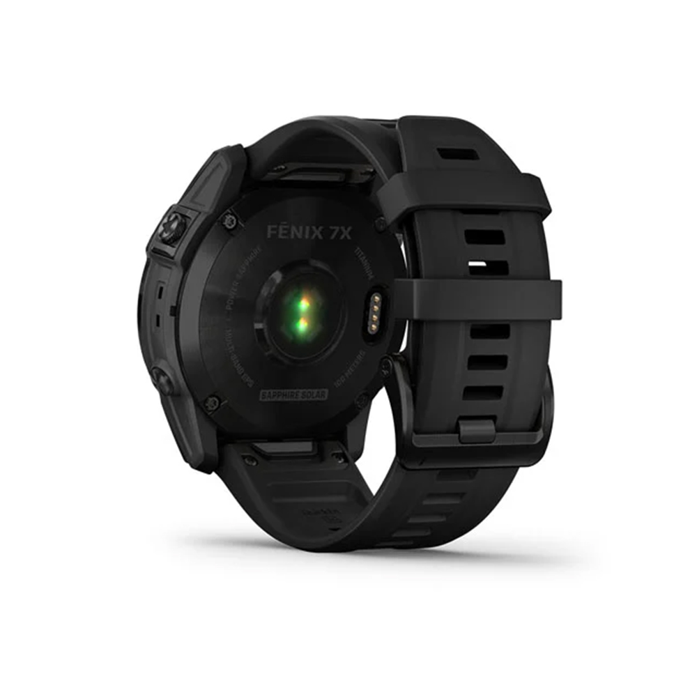 Garmin Smart Watch Fenix 7X Solar (Sapphire, Black Ti W