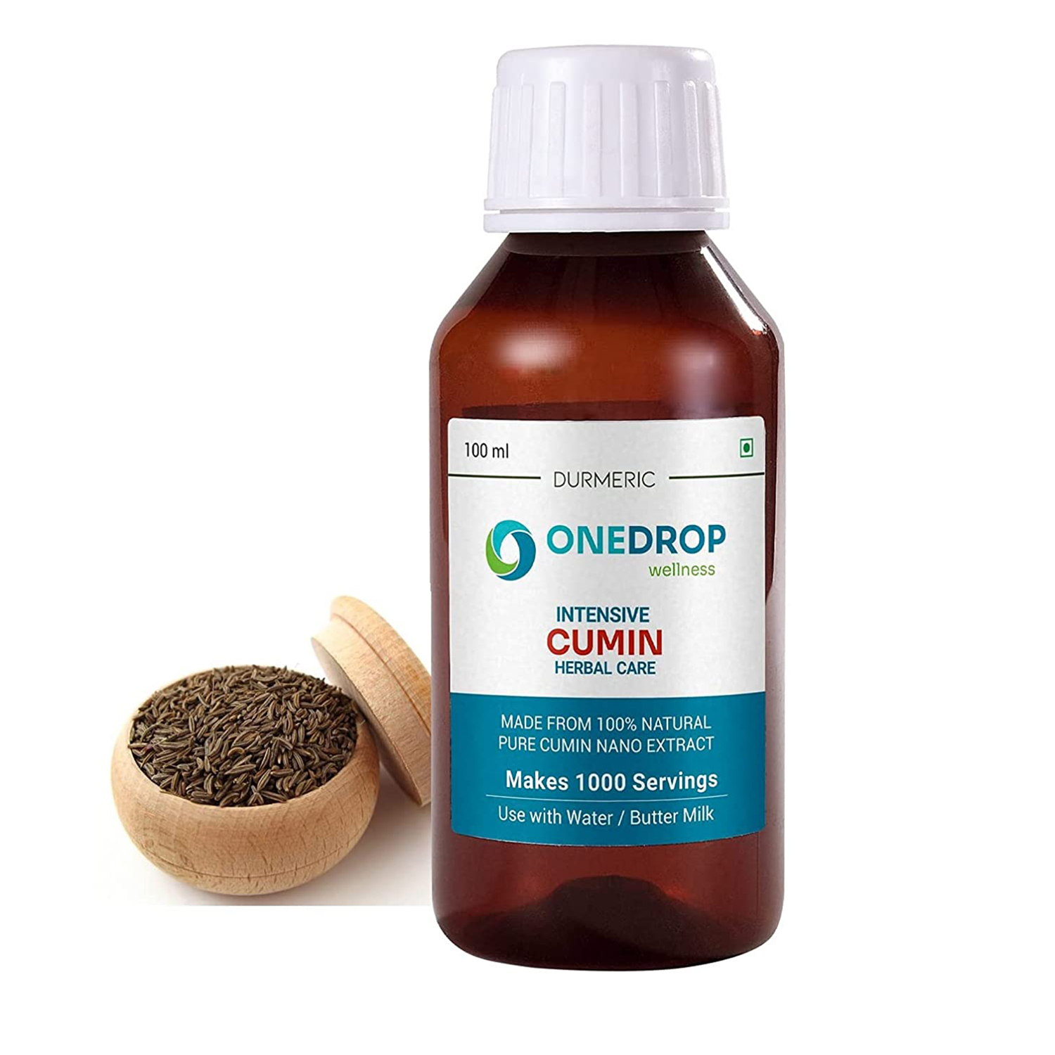 Durmeric Onedrop Intensive Cumin Herbal Drops - 100Ml