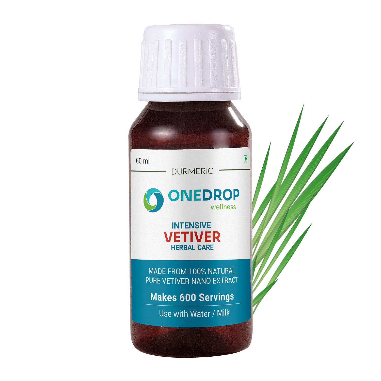 Durmeric Onedrop Intensive Vetiver Herbal Drops - 60 Ml