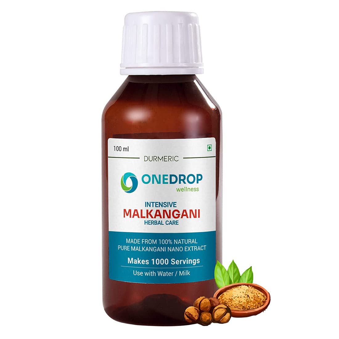 Durmeric Onedrop Intensive Malkangani Herbal Drops - 100Ml