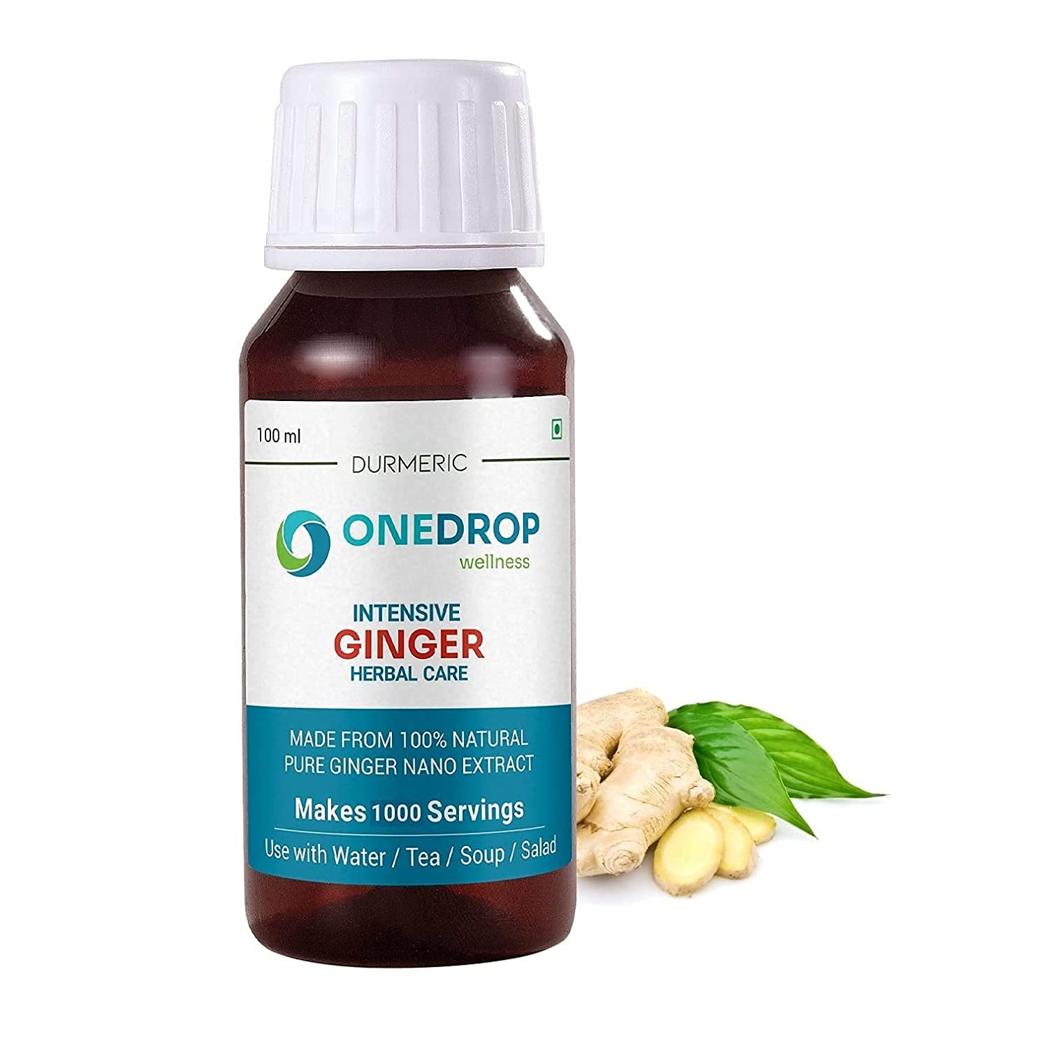 Durmeric Onedrop Intensive Ginger Herbal Drops - 100 Ml