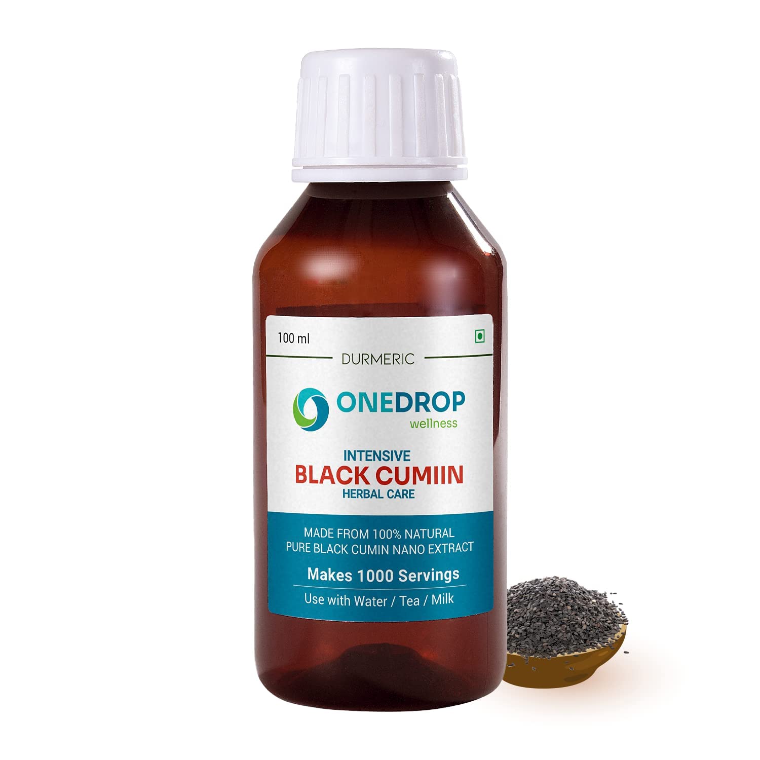 Durmeric Onedrop Intensive Black Cumin Herbal Drops - 100Ml 