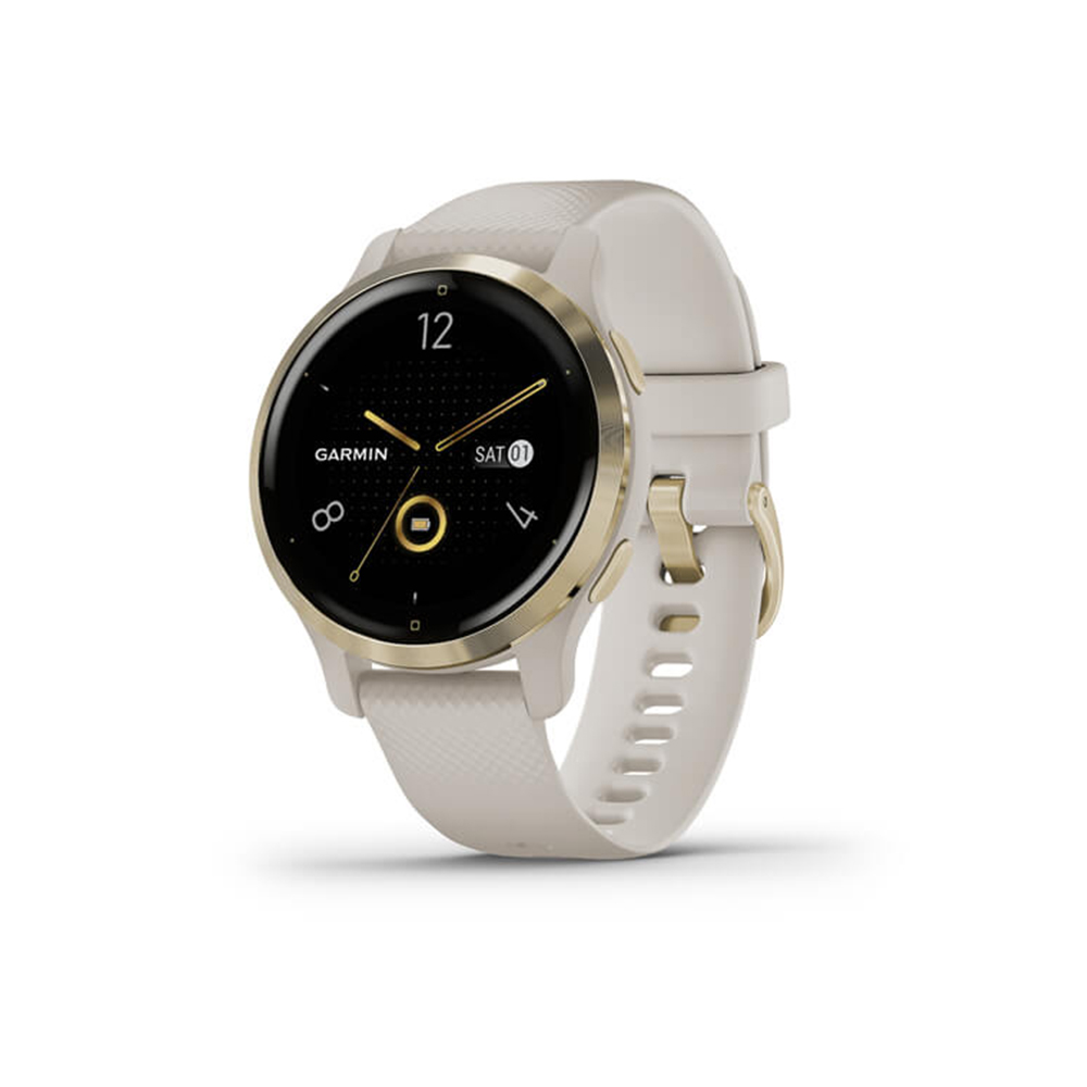 Garmin Smart Watch Venu 2S (Gold Steel Bezel)