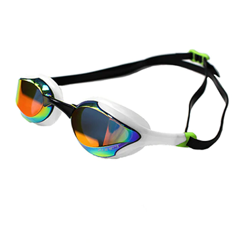 Zone3 Volare Streamline Racing Swim Goggles (White/Lime)