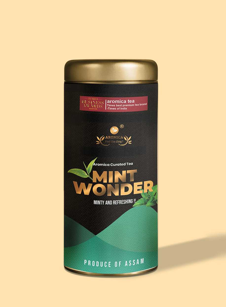 Aromica Mint Green Tea Wonder - 100gms