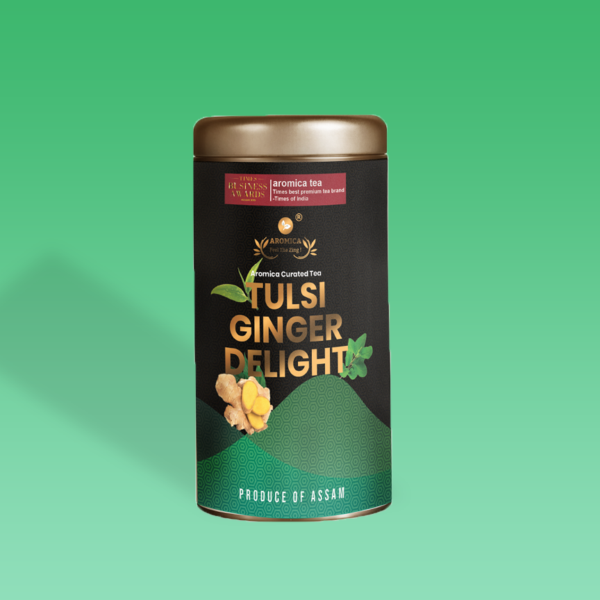 AROMICA TULSI GINGER  TEA DELIGHT  100 Gms