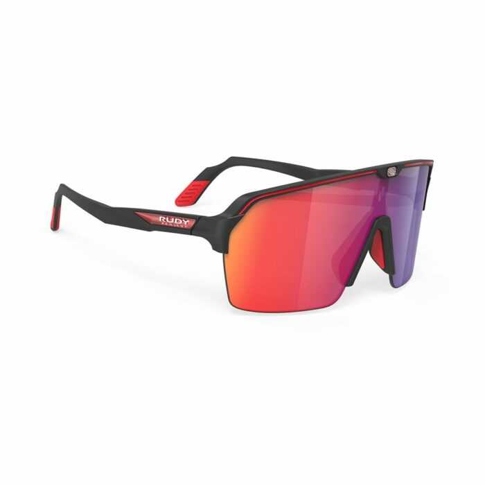 Rudy Project Spinshield Air Black Matte – Multilaser Red