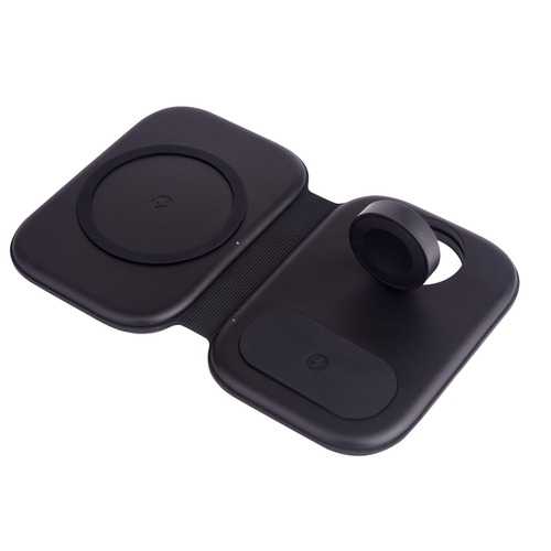 EKMATRA EVM Black Enpad 3 In 1 Wireless Charging Station 