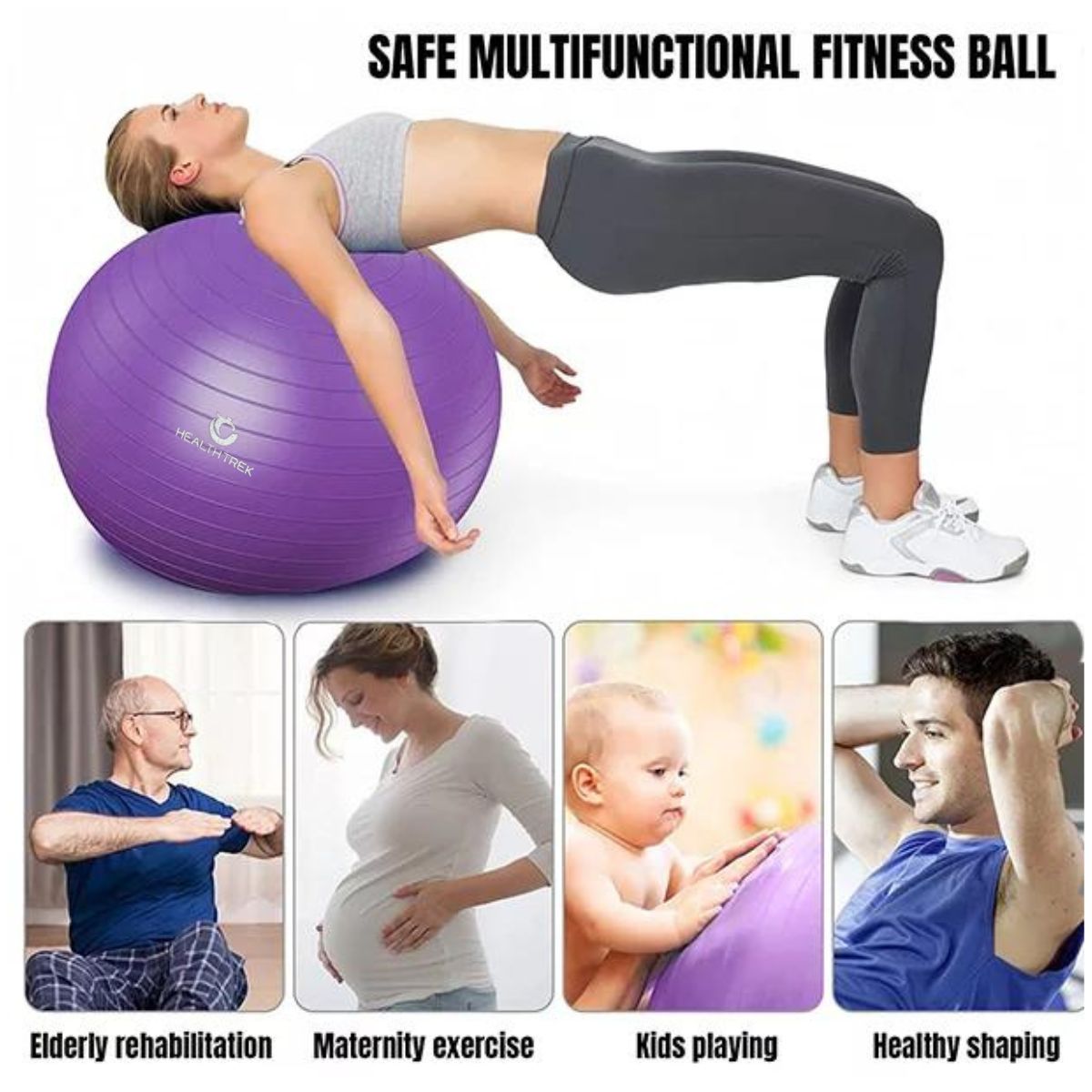 Healthtrek Swiss Gym And Exercise Ball