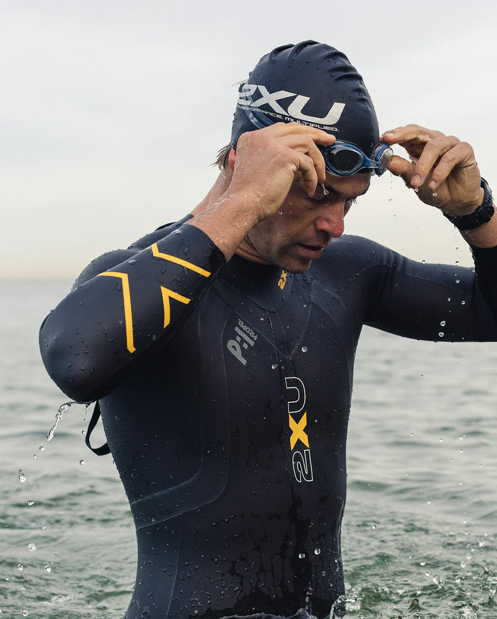 2XU P1:Propel Wetsuit BLK/ABN MW4991C