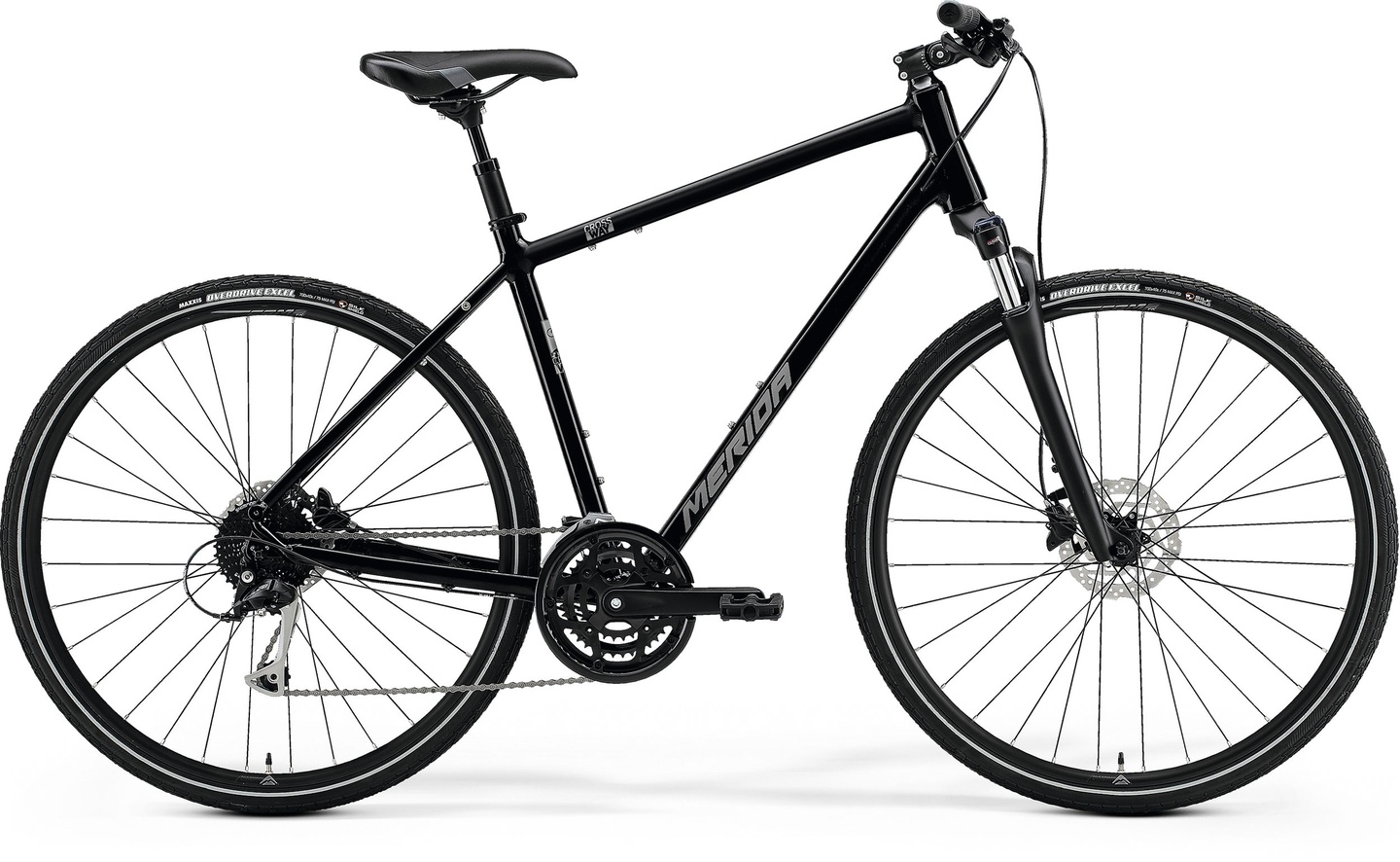 Merida Crossway 100 2022 Glossy Black Matt Silver