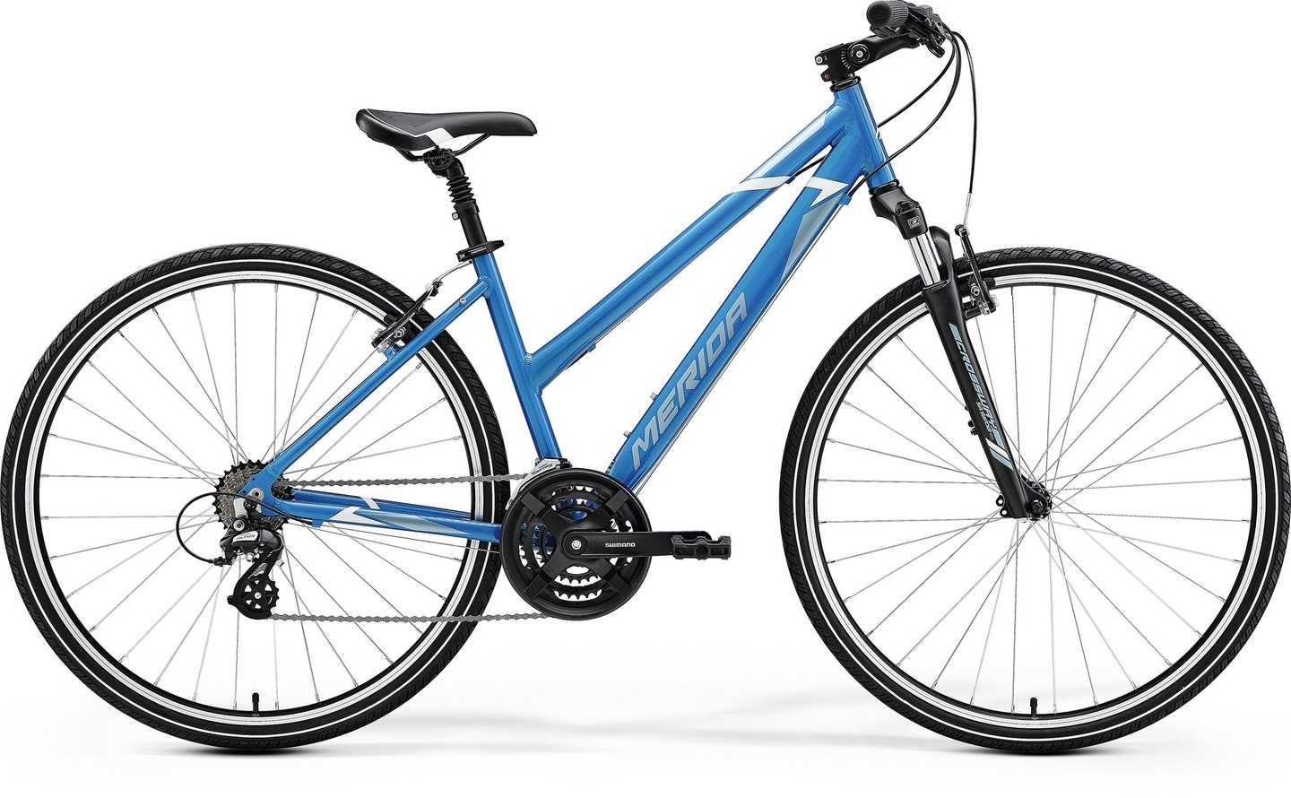 Merida Big Crossway 10V Lady Blue Steel Blue White