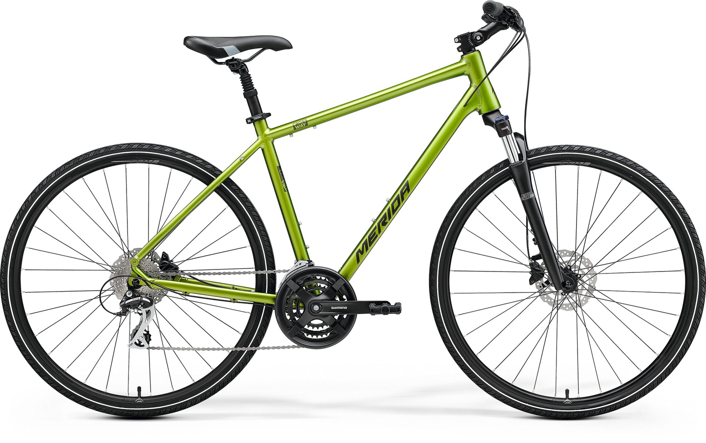 Merida Crossway 20 2022 Silk Fall Green Black
