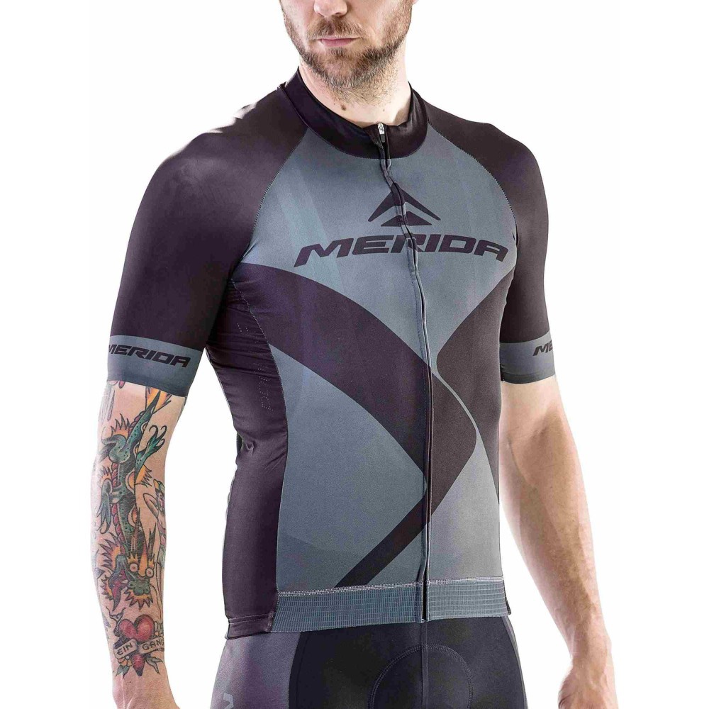 Merida SS Nizza Jersey-Black/Grey