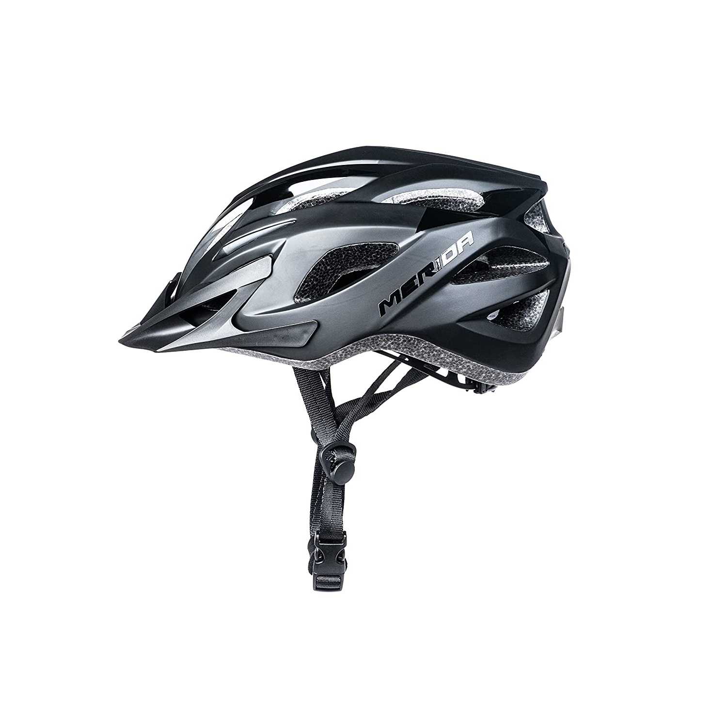 Merida Helmet Charger KJ201-A-1 Matt Black Shiny Black 58-63CM