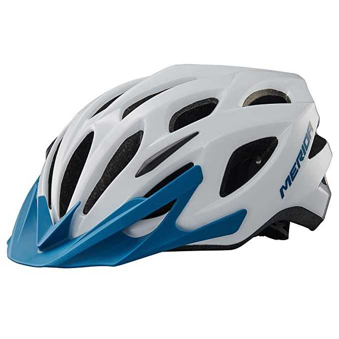 Merida Helmet Charger KJ201-A-1 Shiny White/blue
