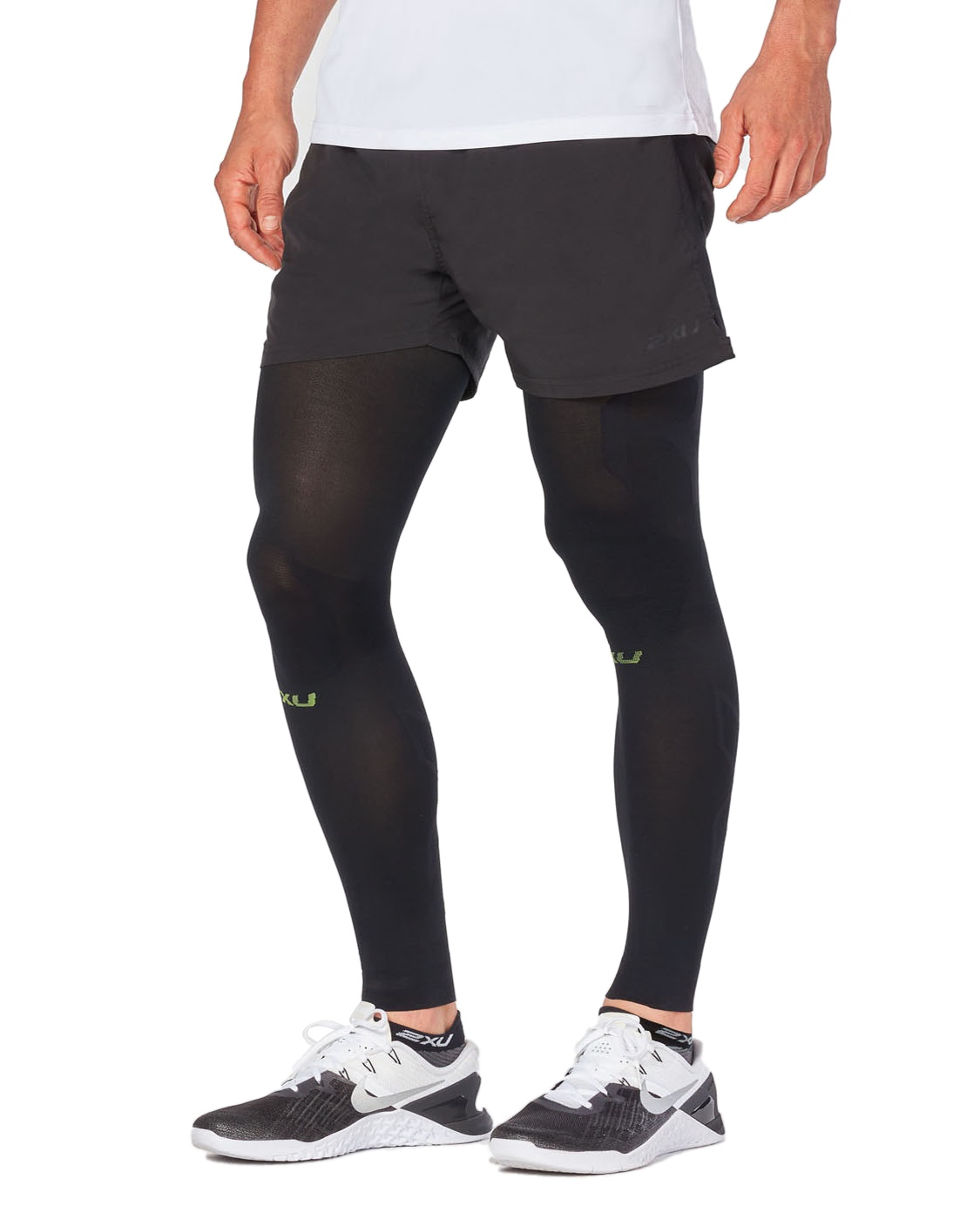 2XU Recovery Flex Leg Sleeves-Black/Nero