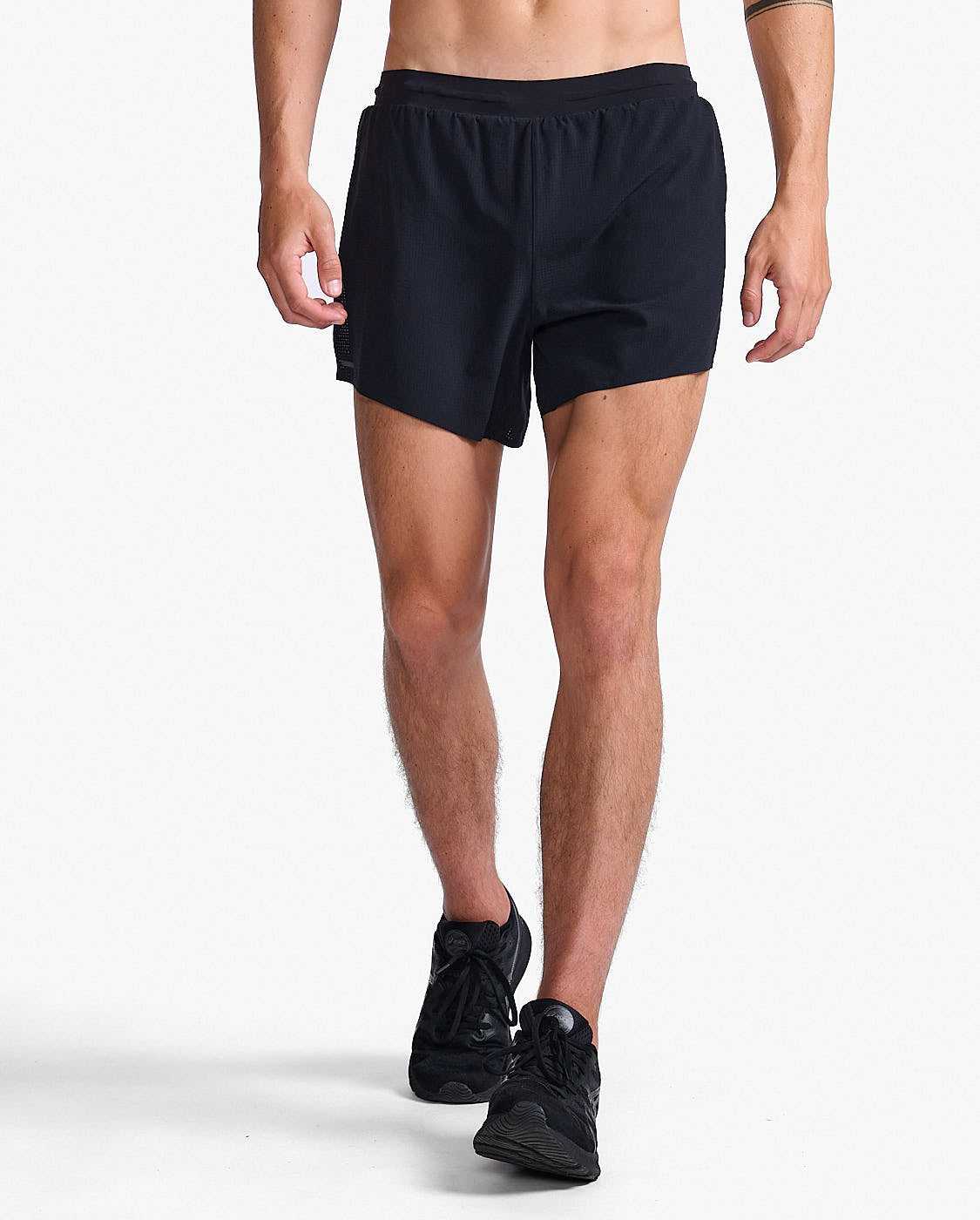 2XU Light Speed Stash 5 Inch Short-Black/Black Reflective  MR6951B