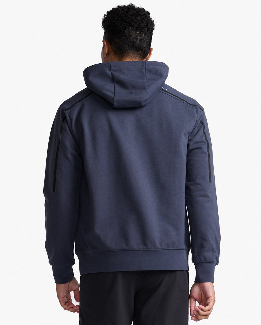 2XU Motion Hoodie-India Ink/White MR6699A 