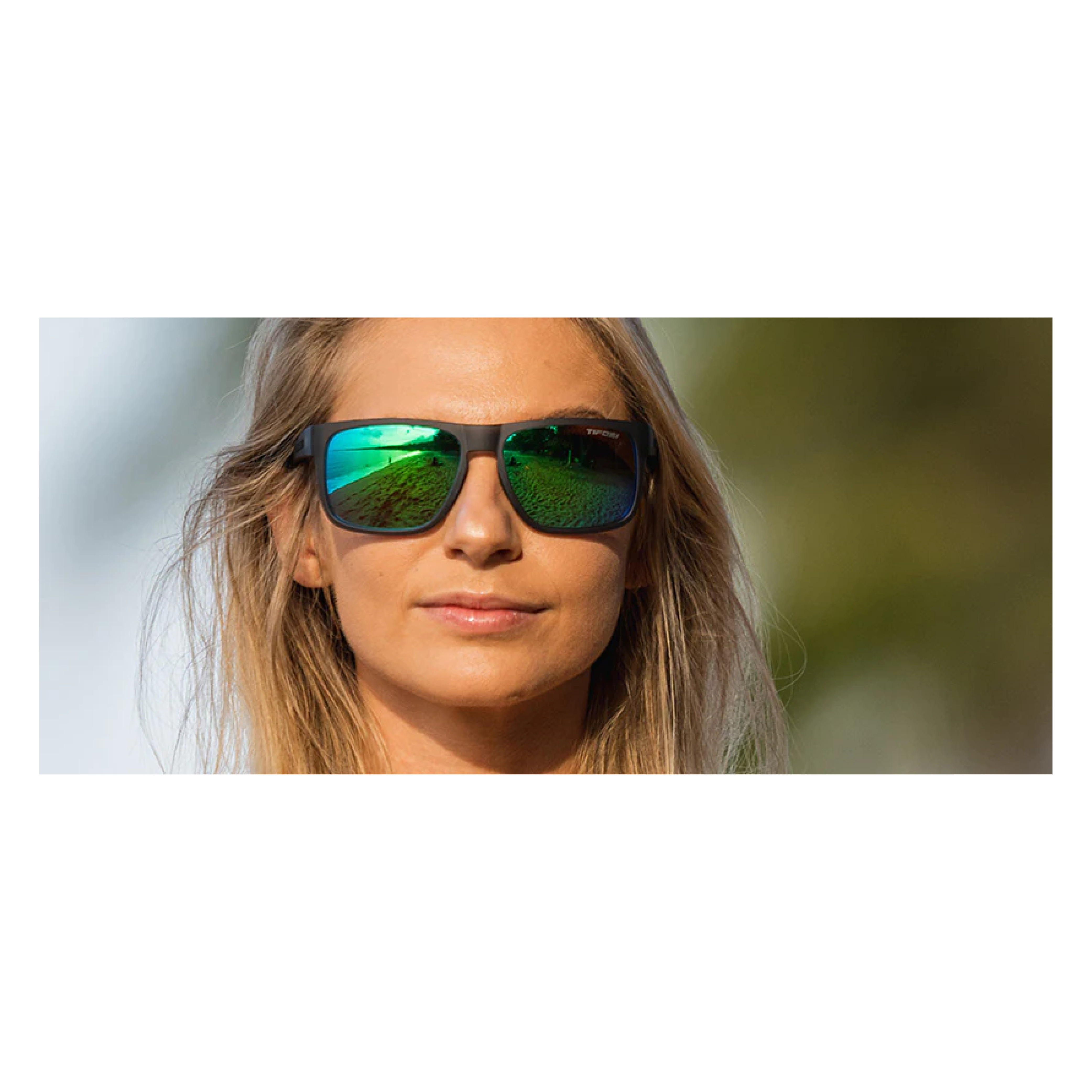 Tifosi Swick-Satin Vapor, Emerald Polarized