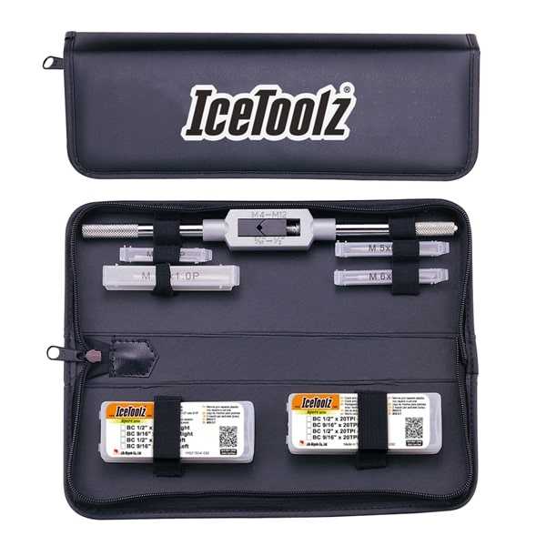 IceToolz E158 Complete Tap Set With Handle And Storage Pouch