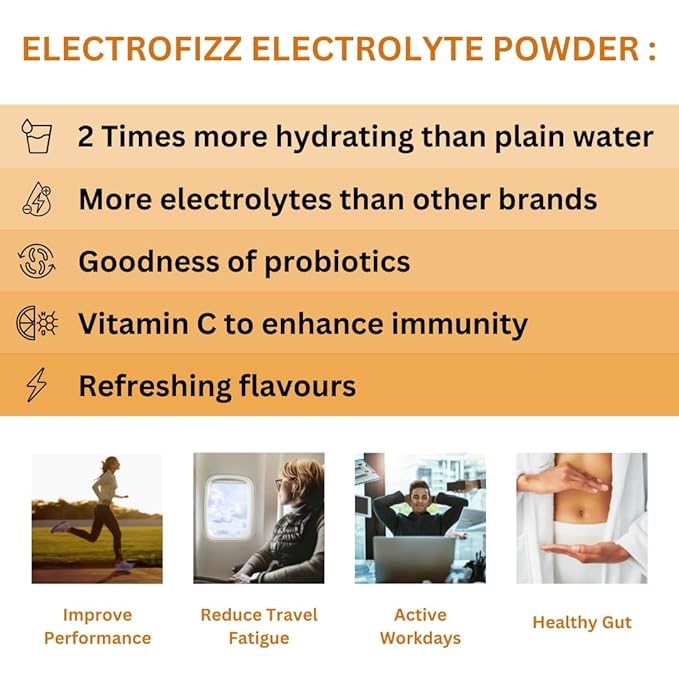 ElectroFizz Instant Hydration Energy Drink Powder 1 Kg Jar Pack (Alphonso Mango)